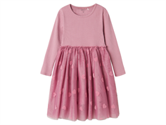 Name It deauville mauve gold hearts tulle dress